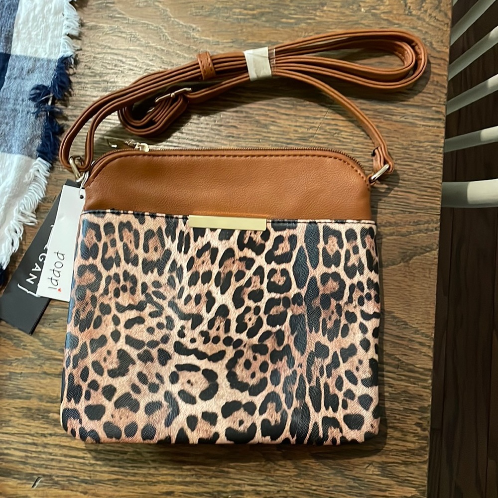 NWT Cheetah print crossbody